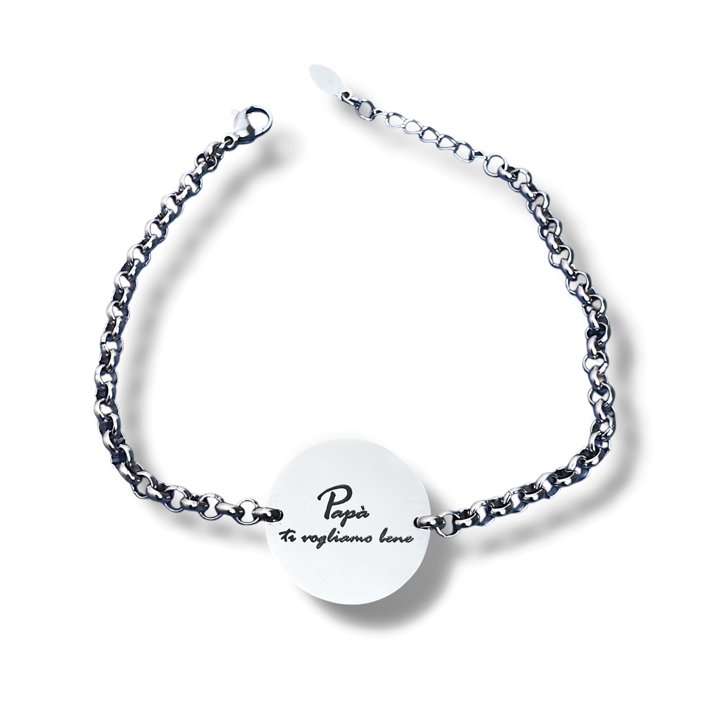 Bracciale round con scritta