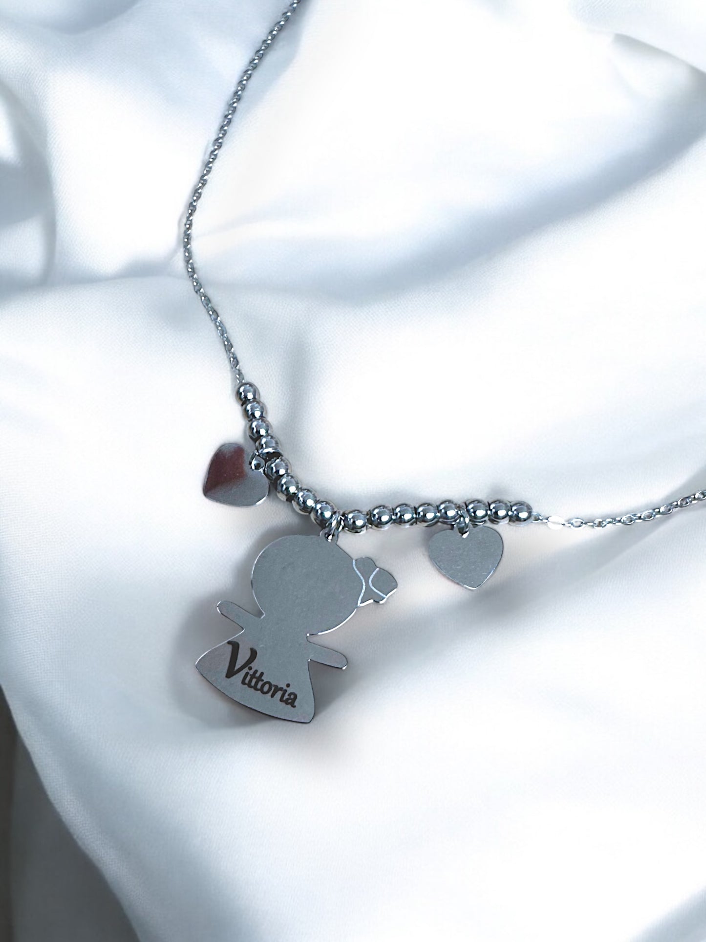Collana bebè incisione