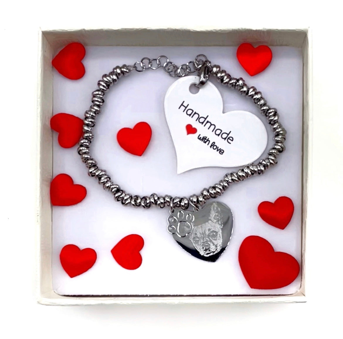 Bracciale nodini con fotoincisione