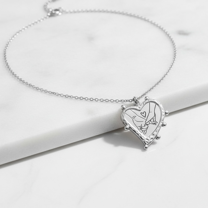 Essenze - collana cuore personalizzabile