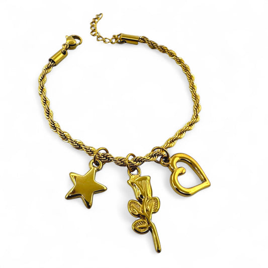 Charmy -  Rose - bracciale personalizzabile