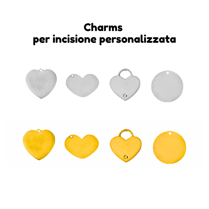 Charmy - Cristalli colorati - Bracciale personalizzabile
