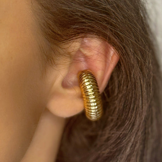 Ear Cuff - big rigato