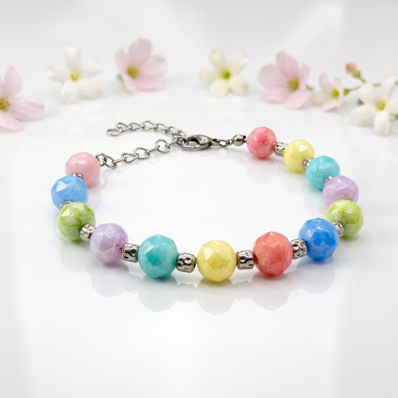 Arcobaleno dadini - bracciale