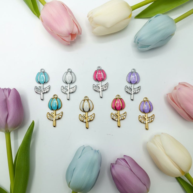 Charmy crystal - collana personalizzabile con cristalli e charms