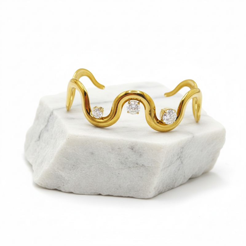 Wave stass - bracciale