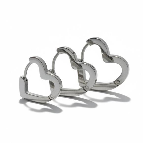 Hoop cuori 2.0 - orecchini