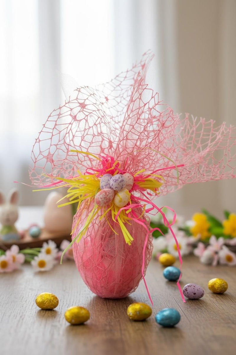 Uovo di Pasqua e bracciale sonoro con cristalli