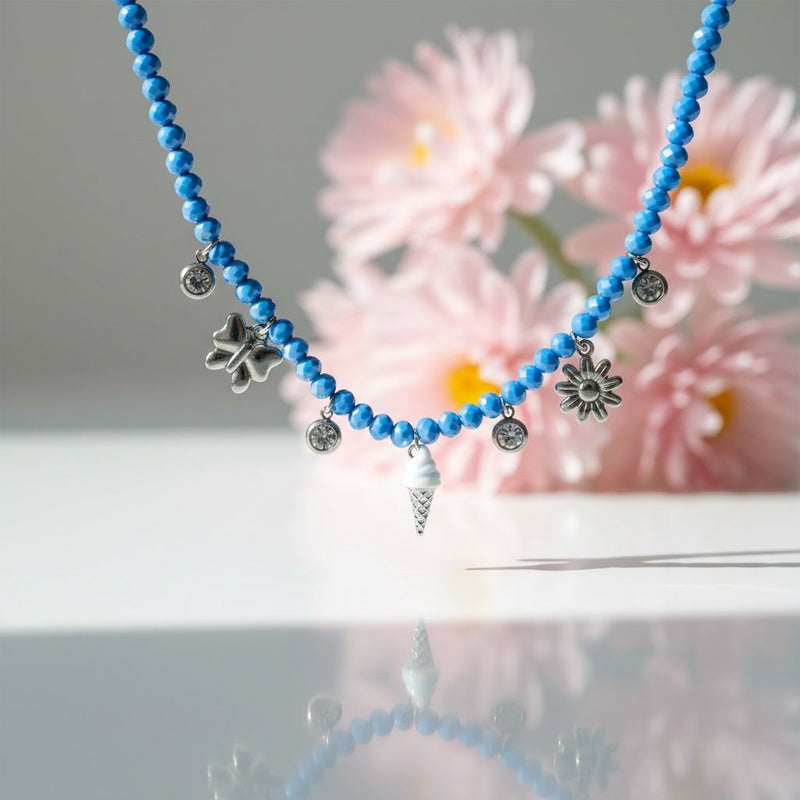 Charmy - Cristali colorati - Collana personalizzabile