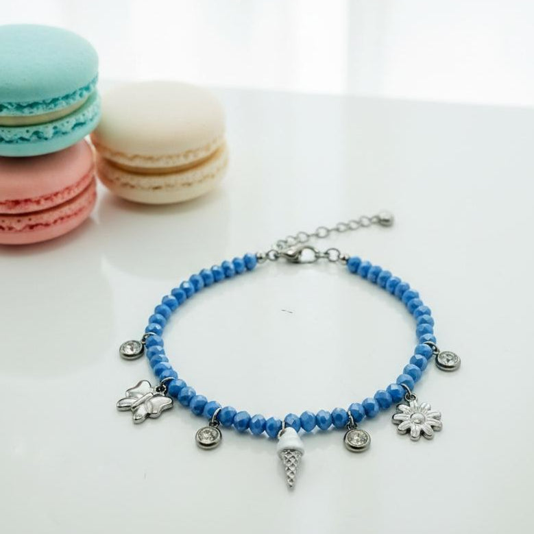 Charmy - Cristalli colorati - Bracciale personalizzabile