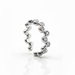 Crystal flow - anello
