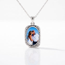 Collana personalizzabile con foto a colori - Cornice