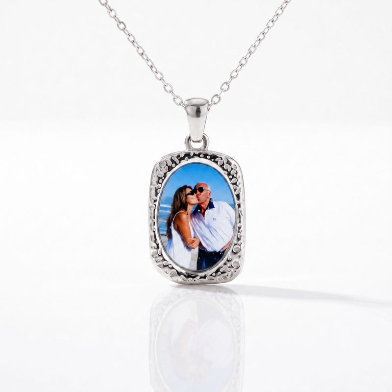 Collana personalizzabile con foto a colori - Cornice