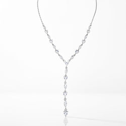 Cascata di cuori e gocce - collana