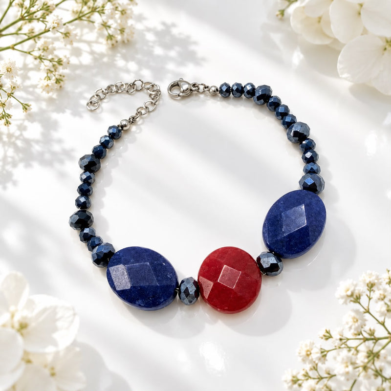 Giada - bracciale pietre naturali e cristalli