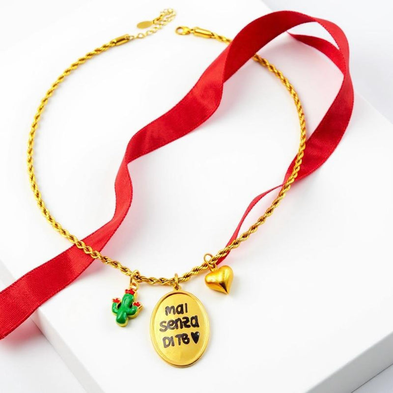 Charmy -  Rose - collana personalizzabile