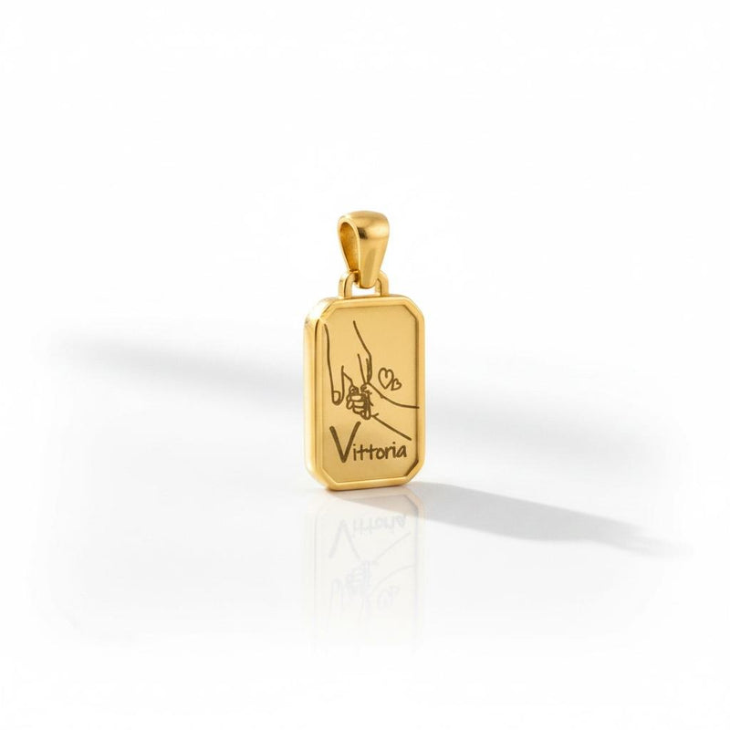 Noah - charms personalizzabili con scritta o disegno stilizzato