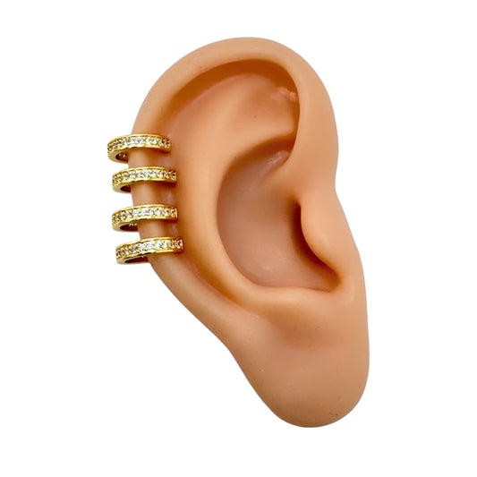 Regalo - Ear Cuff cerchietti strass