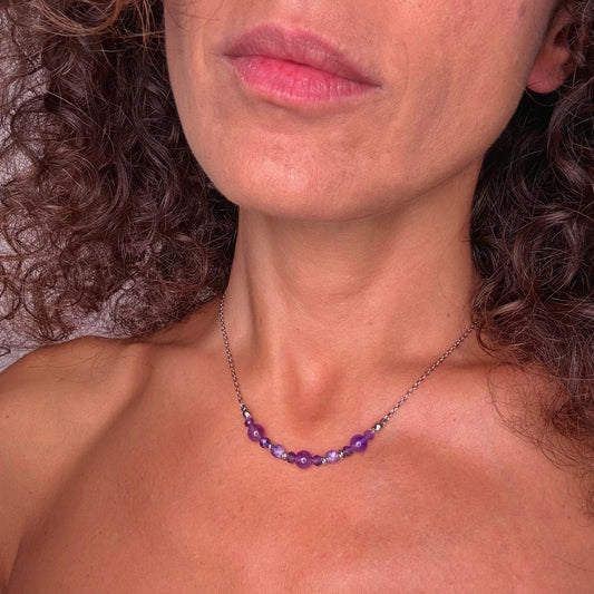 Safiria - collana ametista