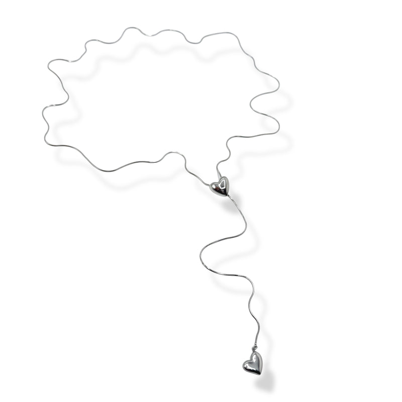 Linear cuoricini saliscendi - collana