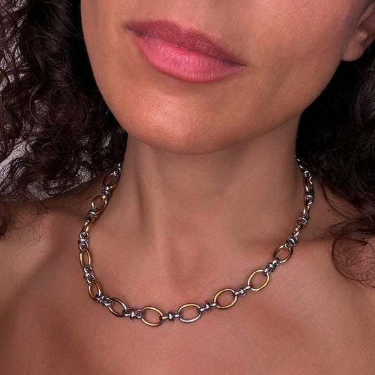 Link bicolor - collana