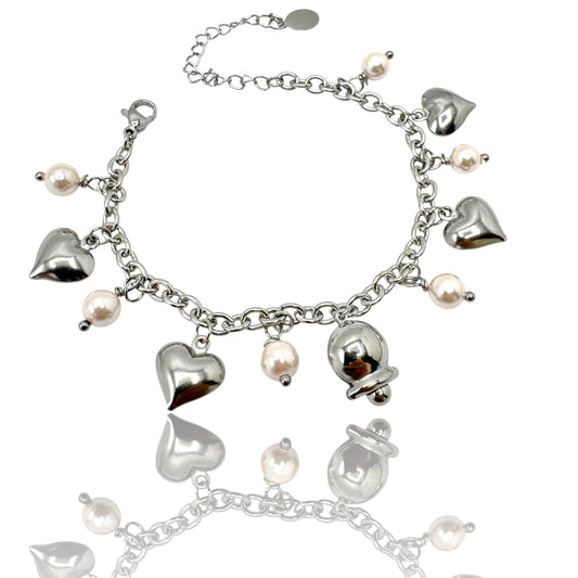 Regalo - bracciale sonoro con perle