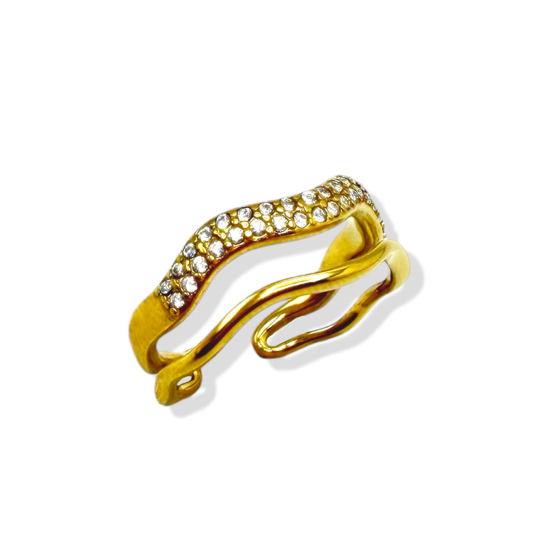 Ondina Double Strass - anello