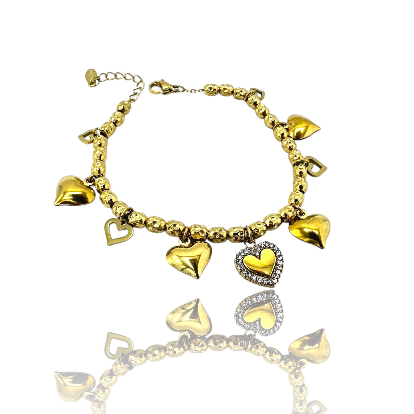 Dadini e cuoricini - bracciale