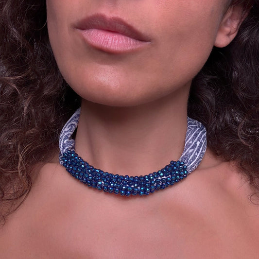 Elsa - foulard blu
