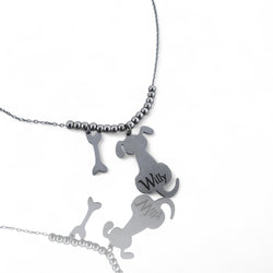 Bau e Miao - collana personalizzabile