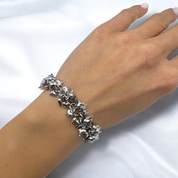 Bracciale sonoro cuoricini infiniti