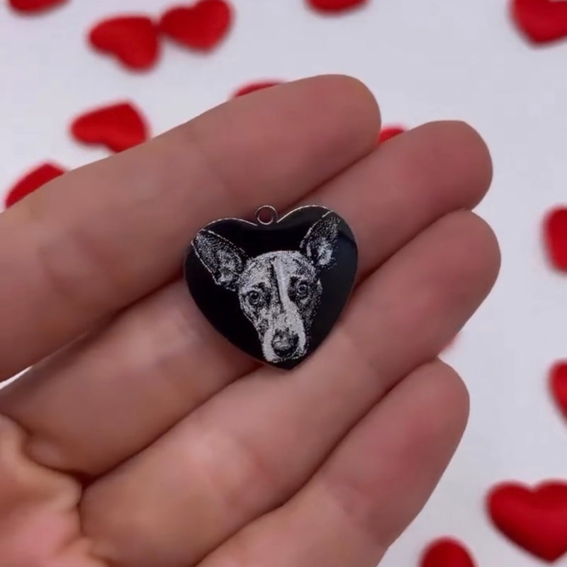 Ciondolo con fotoincisione