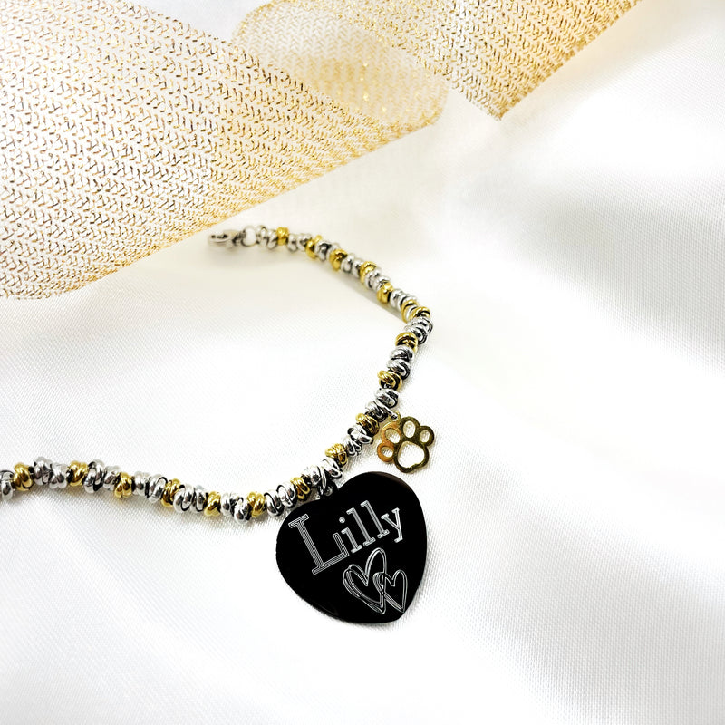 Nodini gold & silver con fotoincisione